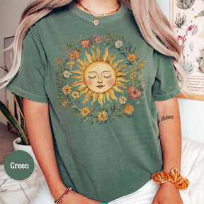 Boho Spiritual Sun Bohemian T-Shirt