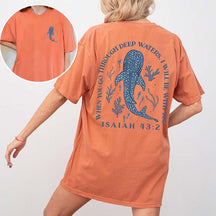 Whale Shark Beachy Coconut Girl T-Shirt