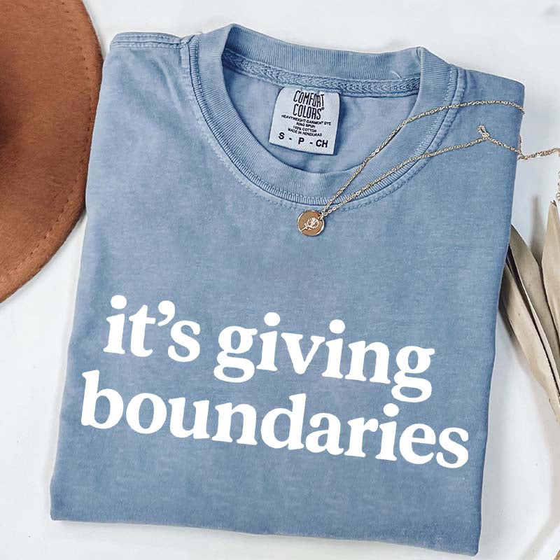 It's Giving Boundaries T-Shirt