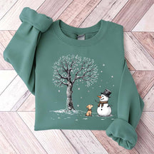 Christmas Let it Snow Cute Dog Sweatshirt
