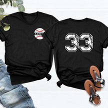 Personalized baseball Number & Name T-Shirt