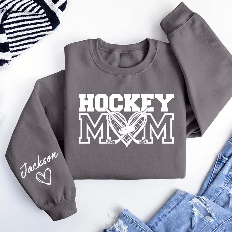 Personalized Hockey Mom Sweatshirt