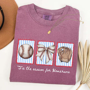 Tis the Season for Homeruns Baseball Mama T-Shirt