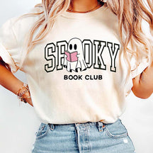 Ghost Reading Book Club Halloween T-Shirt