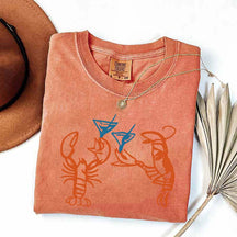Lobster Crab Martini T-Shirt