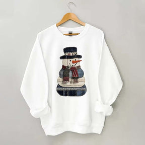 Patchwork Christmas Sweatshirt