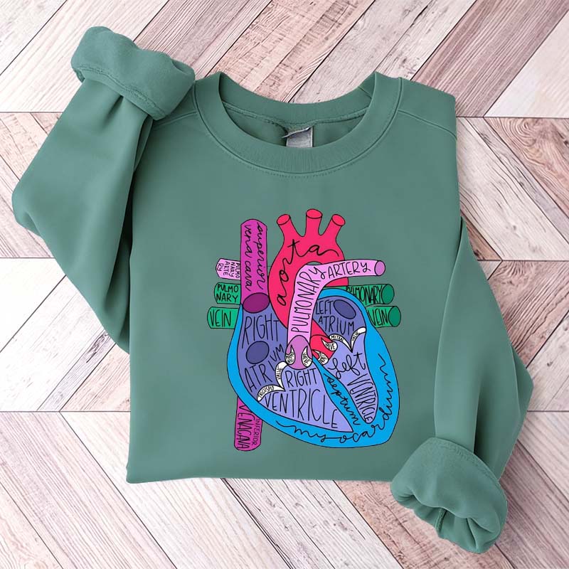Heart Anatomy Sweatshirt