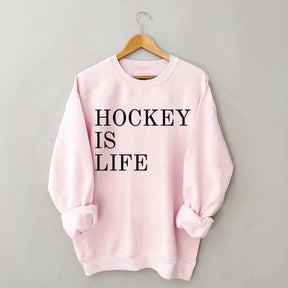 Hockey Is Life Minimalist Sweatshirt