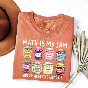 Math is My Jam Mathematician T-Shirt