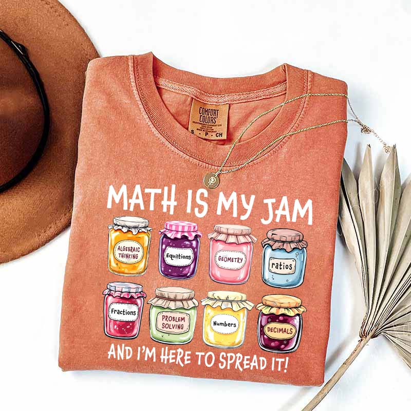 Math is My Jam Mathematician T-Shirt