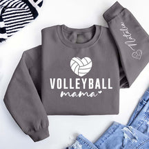 Personalized Sleeve Name Volleyball Sweatshirt
