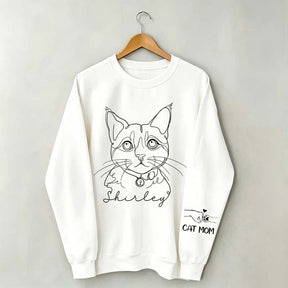 Personalized Pet Photo Dog Cat Sweatshirt