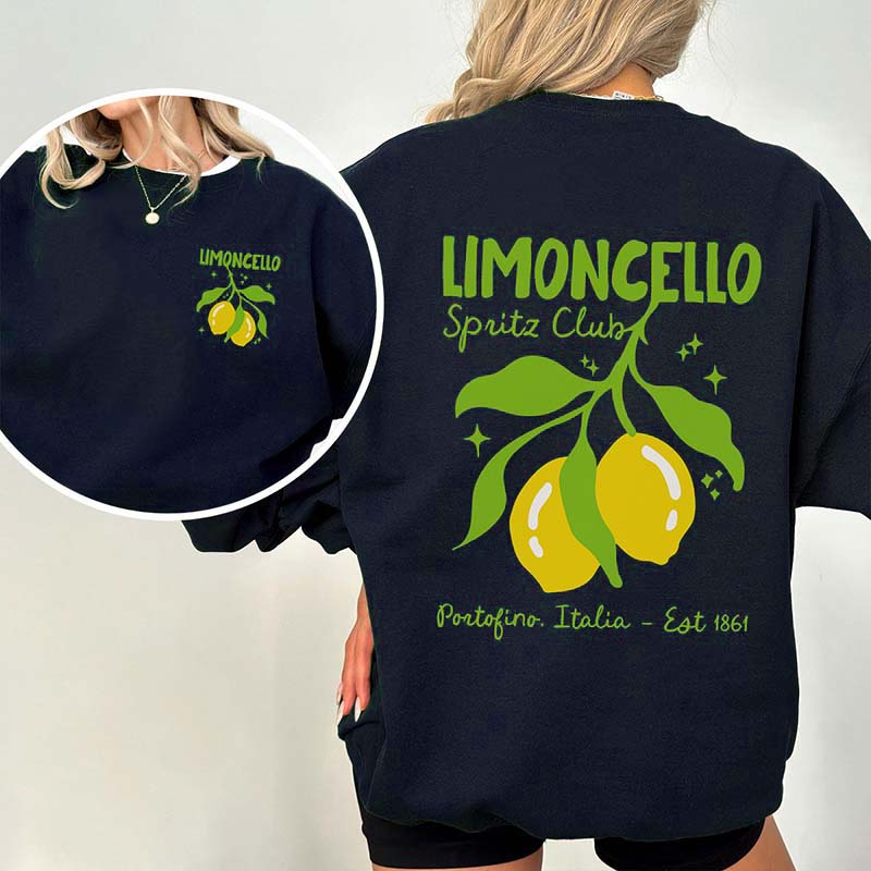 Limoncello Spritz Club Portofino Italy Sweatshirt