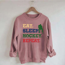 Eat Sleep Hockey Repeat Sweatshirt