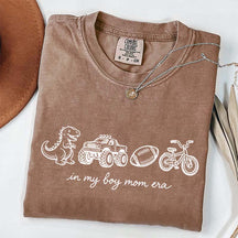 In My Boy Mom Era Football Monster Truck T-Shirt
