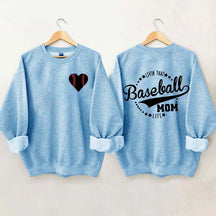 Heart & Baseball Sweatshirt