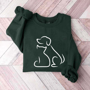 Dog and Cat Bestfriends Sweatshirt