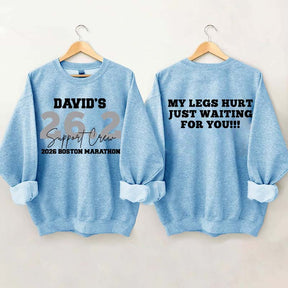 Custom Marathon Support Crew Sweatshirt