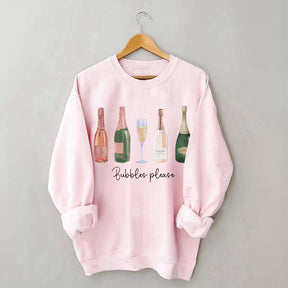 Bubble Please Champagne Sweatshirt