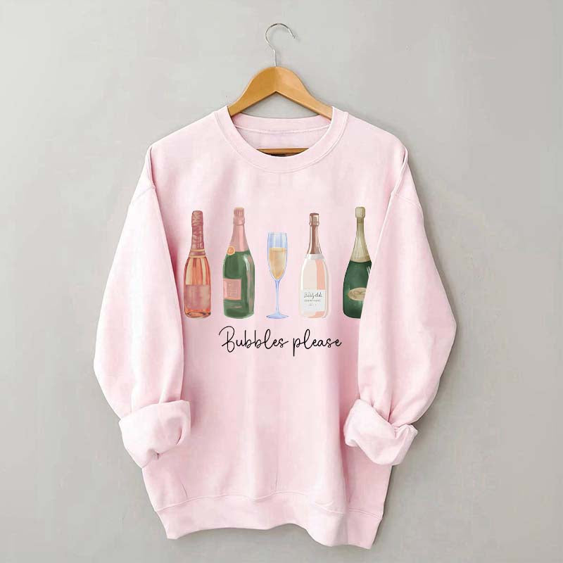 Bubble Please Champagne Sweatshirt