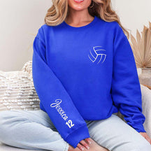 Personalized Volleyball With Name & Number Sweatshirt
