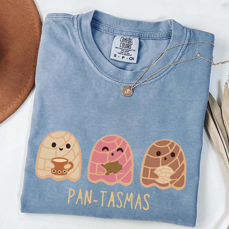 Funny Pantasmas Ghost Pan Dulce T-Shirt