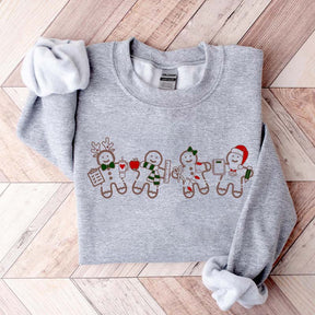 Gingerbread Teacher Christmas Sweatshirt