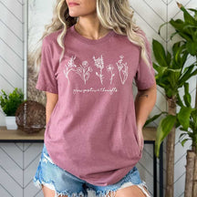 Grow Positive Thoughts Kindness Plant T-Shirt