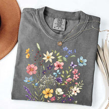 Retro Summer Floral Vibes  T-Shirt