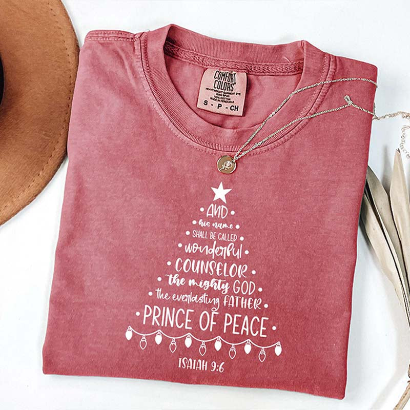 Religious Christian Christmas Tree T-Shirt