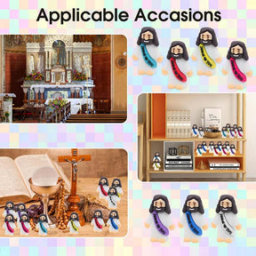 Pocket Jesus Loves You hurch Christmas Party Favors Baptism Gifts Figurines