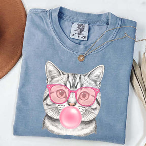 Bubble Gum Kitten Vintage Style T-Shirt