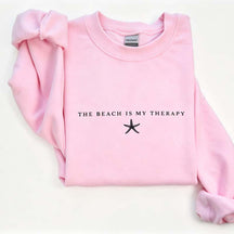 The Beach Is My Therapy Vacation Sweatshirt