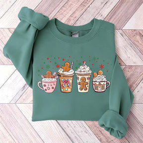 Gingerbread Christmas Coffee Cute Sweatshirt