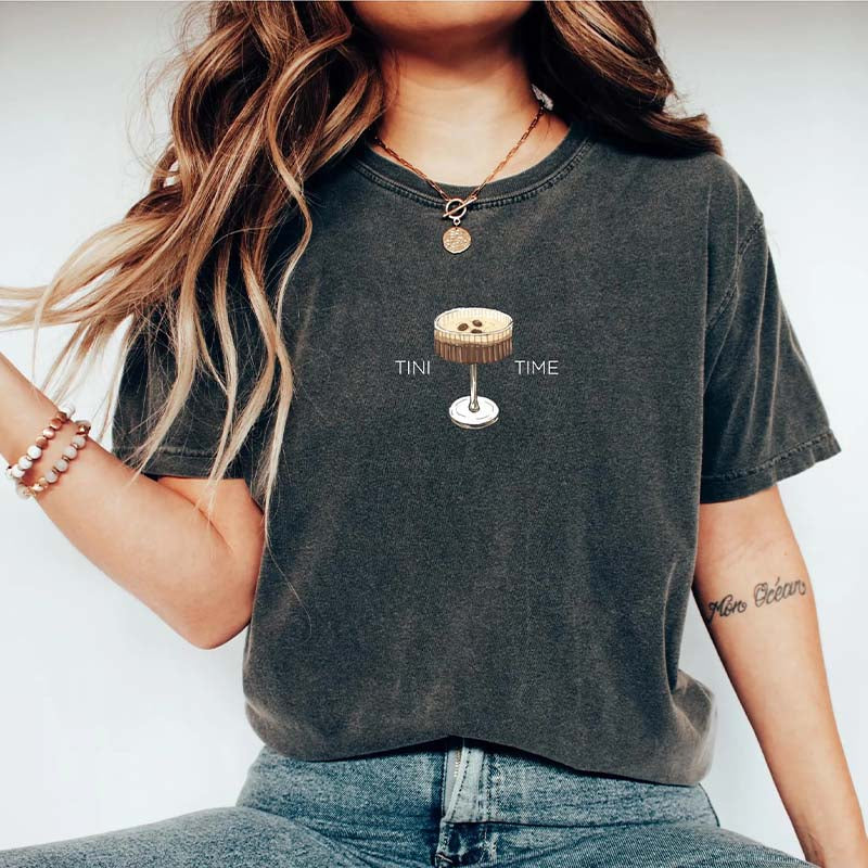 Espresso Martini Tini Time T-Shirt