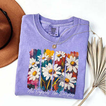 All Oopsies No Daisies Spring Floral T-Shirt