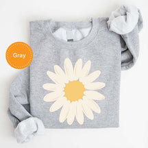 Cute Boho Daisy Floral Sweatshirt