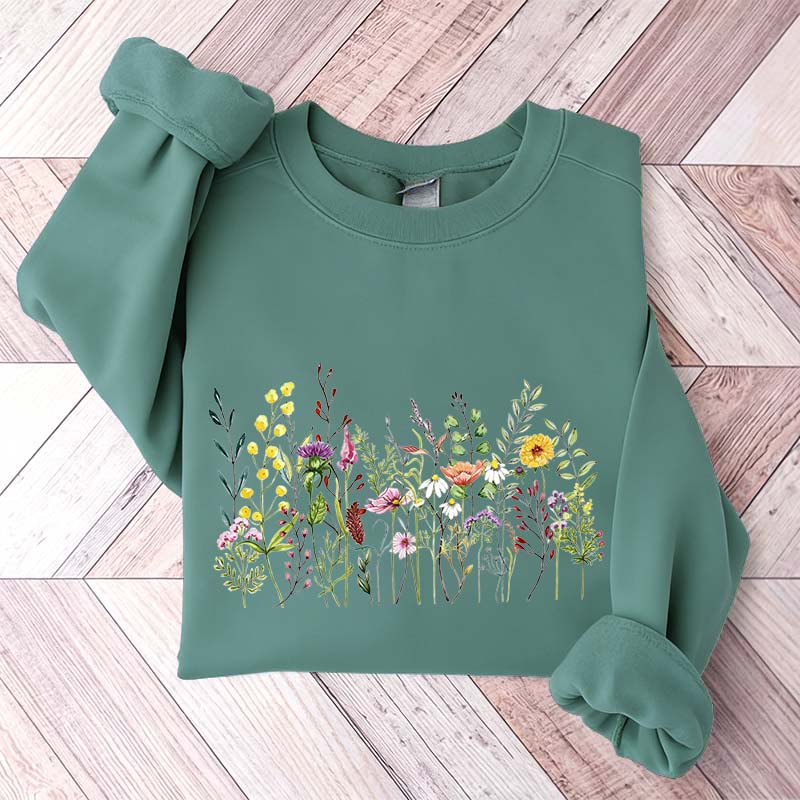Vintage Pastel Floral Cute Sweatshirt
