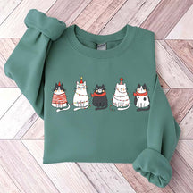 Cute Cat Christmas Lover Sweatshirt