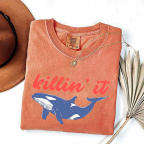 'Killin' It' Whale T-Shirt