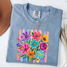 Comfort Colors Daisy Brushstroke Floral T-Shirt