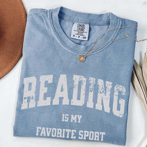 Retro Reading Is My Favorite Sport Cute T-Shirt