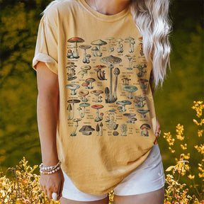 Vintage Mushroom Identification T-Shirt