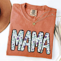 Vintage Floral Mama Mothers Day T-Shirt