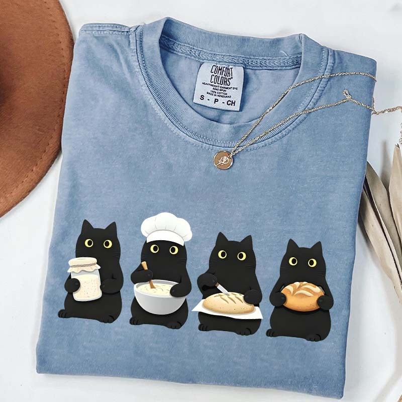 Black Cats Sourdough T-Shirt