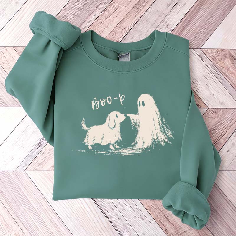Funny Ghost Puppy Boo-P Dog Sweatshirt