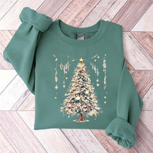 Cute Christmas Tree Vintage Sweatshirt