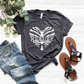 Radiology Tech X-Ray Heart T-Shirt