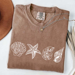 Seashell Coastal Aesthetic T-Shirt