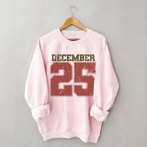 Retro December 25 Christmas Sweatshirt